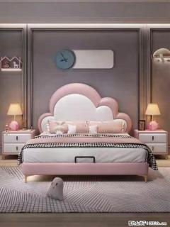 佛山大厂货，高质量仿真皮，实木床边，高密度海绵，带实木床板，全新包装，特价处理 - 五家渠28生活网 wjq.28life.com