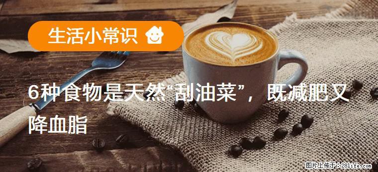 【生活小常识】6种食物是天然“刮油菜”,既减肥又降血脂 - 五家渠生活资讯 - 五家渠28生活网 wjq.28life.com